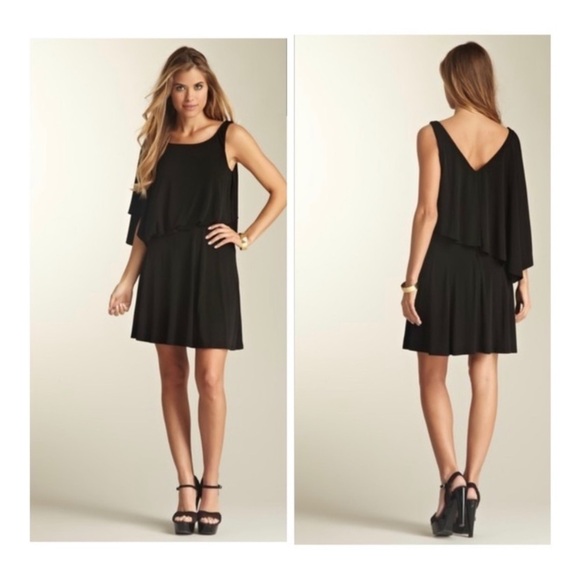 Jessica Simpson NWT Asymmetrical Batwing Nautical Blue Dress - 6 - Picture 7 of 15